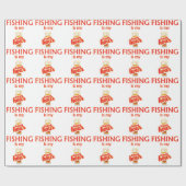 Vist is mijn gelukkige uur cadeaupapier (Vlak)