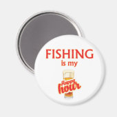 Vist is mijn gelukkige uur magneet (Voorkant / Achterkant)