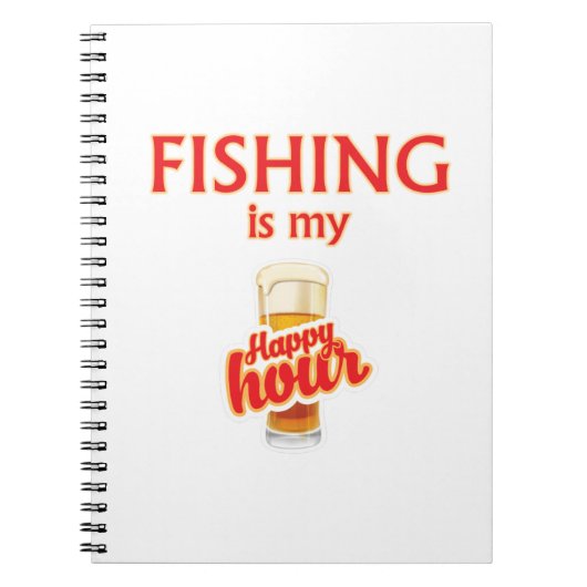 Vist is mijn gelukkige uur notitieboek (Voorkant)