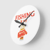 Vist is mijn gelukkige uur ronde klok (Hoek)