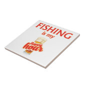 Vist is mijn gelukkige uur tegeltje (Zijkant)