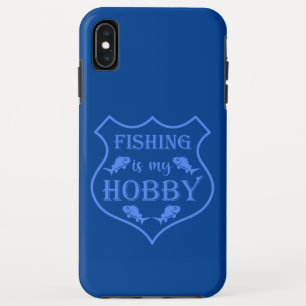 Vist is mijn hobbyschild citaat op crest Case-Mate iPhone case