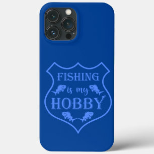 Vist is mijn hobbyschild citaat op crest Case-Mate iPhone case