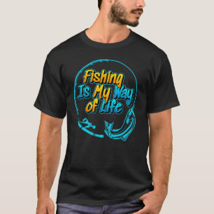 Vist is mijn manier van leven t-shirt