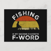 Vist is mijn tweede favoriete F-Word Briefkaart (Voorkant)