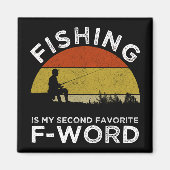 Vist is mijn tweede favoriete F-Word Magneet (Voorkant)