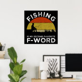Vist is mijn tweede favoriete F-Word Poster (Thuiskantoor)