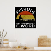 Vist is mijn tweede favoriete F-Word Poster (Keuken)