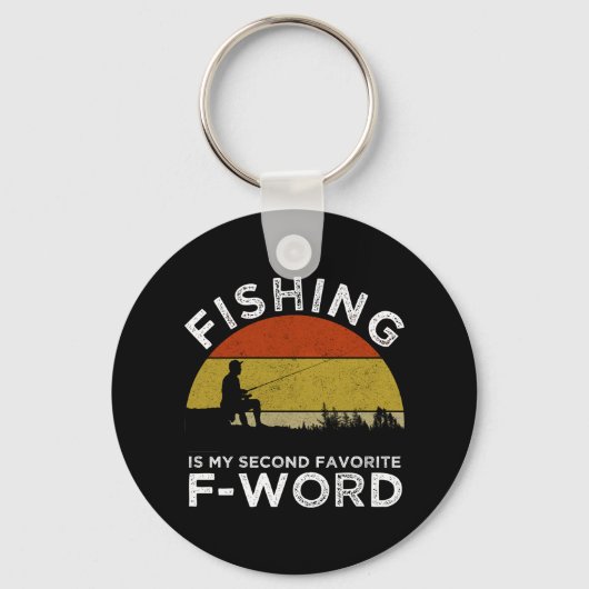 Vist is mijn tweede favoriete F-Word Sleutelhanger (Voorkant)