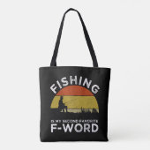 Vist is mijn tweede favoriete F-Word Tote Bag (Achterkant)