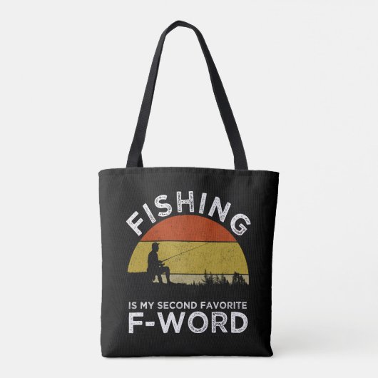 Vist is mijn tweede favoriete F-Word Tote Bag (Achterkant)