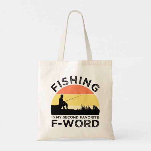Vist is mijn tweede favoriete F-Word Tote Bag (Achterkant)