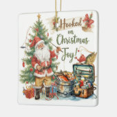 Vist kerst voor liefhebbers van vissen keramisch ornament (Links)