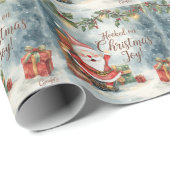 Vist kerst voor liefhebbers van vissen met de kers cadeaupapier (Rol Hoek)