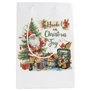 Vist kerst voor liefhebbers van vissen met de kers medium cadeauzakje