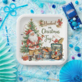 Vist kerst voor liefhebbers van vissen papieren bordje (Feest)