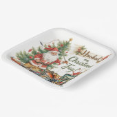 Vist kerst voor liefhebbers van vissen papieren bordje (Gebogen)