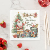 Vist kerst voor liefhebbers van vissen servet (Insitu)