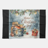 Vist kerst voor liefhebbers van vissen theedoek (Horizontaal)