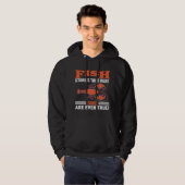 Vist kreeft voor een visser hoodie (Voorkant volledig)