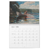 Vist Kunst door Winslow Homer Kalender (Mar 2026)