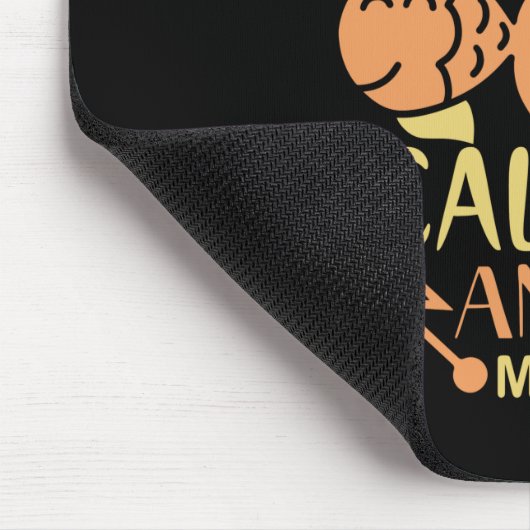 Vist Kunst het meer roept en ik moet gaan Muismat (Hoek)