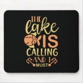 Vist Kunst het meer roept en ik moet gaan Muismat (Voorkant)