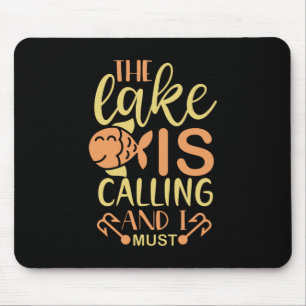 Vist Kunst het meer roept en ik moet gaan Muismat