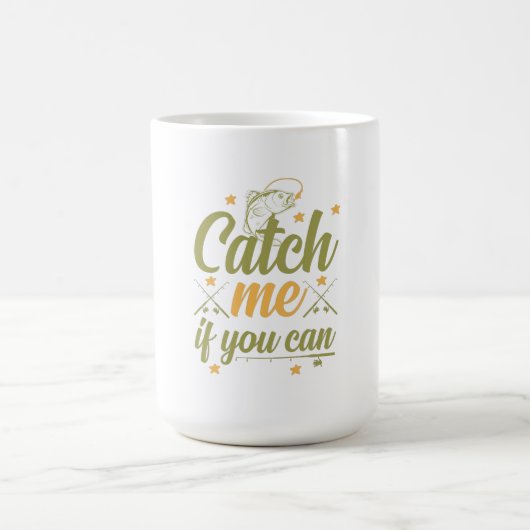 Vist Kunst vangt me als u kunt Magische Mok (Midden)