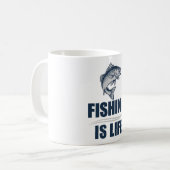 Vist leven koffiemok (Voorkant links)