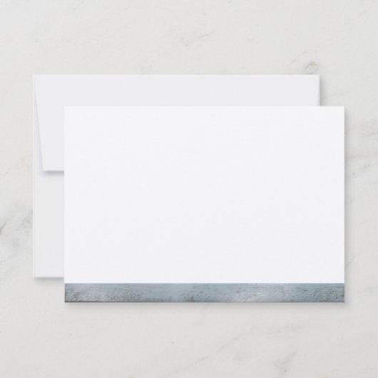 Vist liefhebbers boot oud hout dank u bedankkaart (Achterkant)