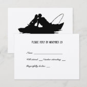 Vist liefhebbers Great Catch rsvp met enveloppen (Voorkant / Achterkant)