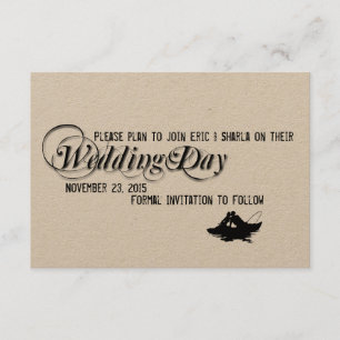 Vist liefhebbers Great Catch Save the Date