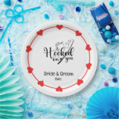 Vist liefhebbers Haak op je Bruiloft Papieren Bordje (Feest)