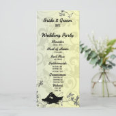 Vist Lovers Tree Trouwprogramma Programmakaart (Staand voorkant)