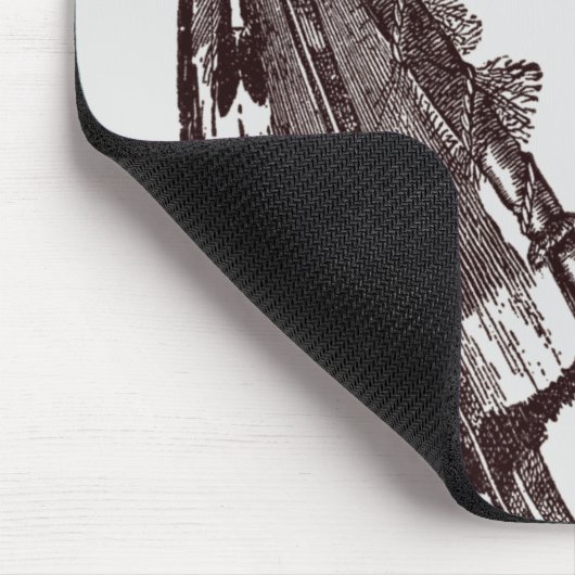 Vist Lure met veren Muismat (Hoek)