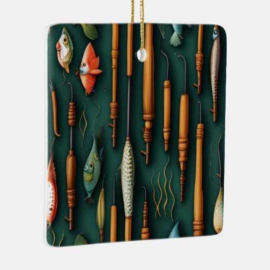 Vist Lures Collectie Keramisch Ornament (Rechts)