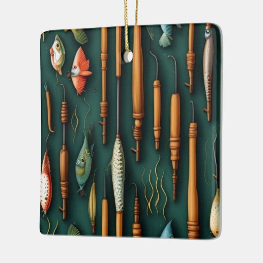 Vist Lures Collectie Keramisch Ornament (Links)