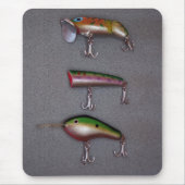 Vist Lures Mousepad Muismat (Voorkant)