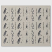  Vist Lures Patroon Cadeaupapier (Vlak)