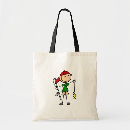 Vist maatbeugel tote bag (Voorkant)