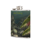 Vist maatkolf voor aangepaste visserij op zalm-Dri Heupfles (Links)