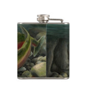 Vist maatkolf voor aangepaste visserij op zalm-Dri Heupfles (Achterkant)