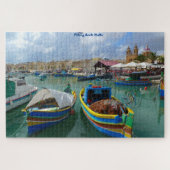 Vist Malta. Jigzaag Puzzle Legpuzzel (Horizontaal)
