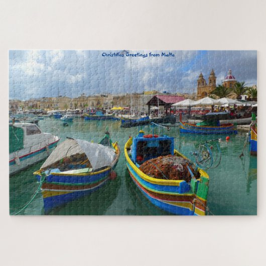 Vist Malta. Jigzaag Puzzle Legpuzzel (Horizontaal)