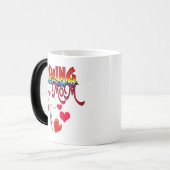 Vist mama Apparel Magische Mok (Voorkant links)