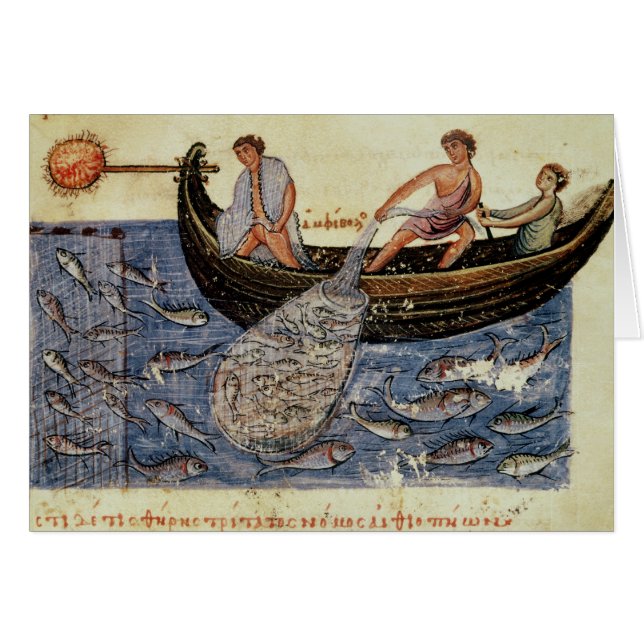 Vist met een net (Voorkant Horizontaal)