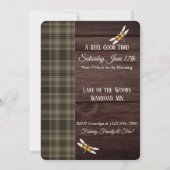 Vist met opa-uitnodiging kaart (Achterkant)