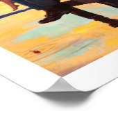 Vist met papa. Art Print (Hoek)