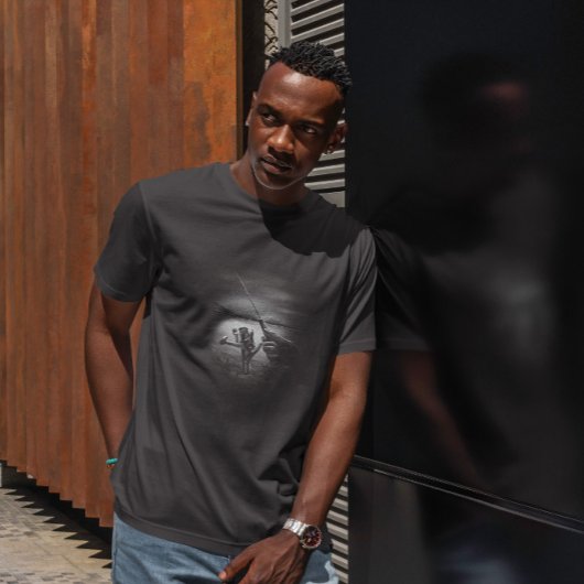 Vist met Reel Monochromatische T-shirt